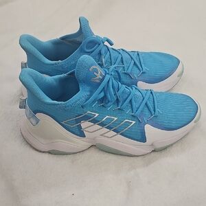 Adidas Mahomes 1 Impact Flx Blue and White Sneakers Mens Size 12